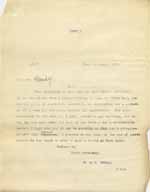 Image of Case 6001 29. Copy letter from Revd Edward Rudolf about payments for J.  22 February 1908
 page 1