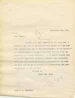 Image of Case 6001 38. Copy letter from Revd Edward Rudolf sending a copy of J's letter to Miss Williams  13 September 1909
 page 1