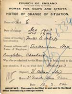 Image of Case 6334 7. Notice of change of situation  10 February 1904
 page 2