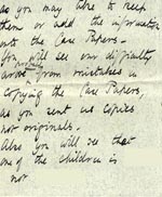 Image of Case 6351 6. Letter from Mrs Brandreth, Sec. of Rose Cottage Home For Girls to Edward Rudolf  5 March 1898
 page 2