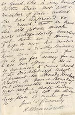 Image of Case 6351 7. Letter from Mrs Brandreth, Sec. of Rose Cottage Home For Girls to Edward Rudolf 19 March 1898
 page 2