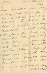 Image of Case 6351 10. Letter from Mrs Brandreth, Sec. of Rose Cottage Home For Girls to Edward Rudolf 14 April 1900
 page 3