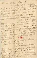 Image of Case 6351 10. Letter from Mrs Brandreth, Sec. of Rose Cottage Home For Girls to Edward Rudolf 14 April 1900
 page 4