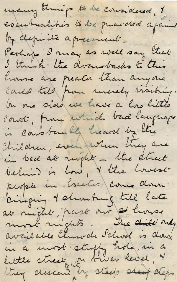 Large size image of Case 6424 15. Letter from Miss Snowden saying that if A. went to live with her aunt she would eventually return to her mother and face (quote)almost certain ruin(unquote)  14 August 1902
 page 2