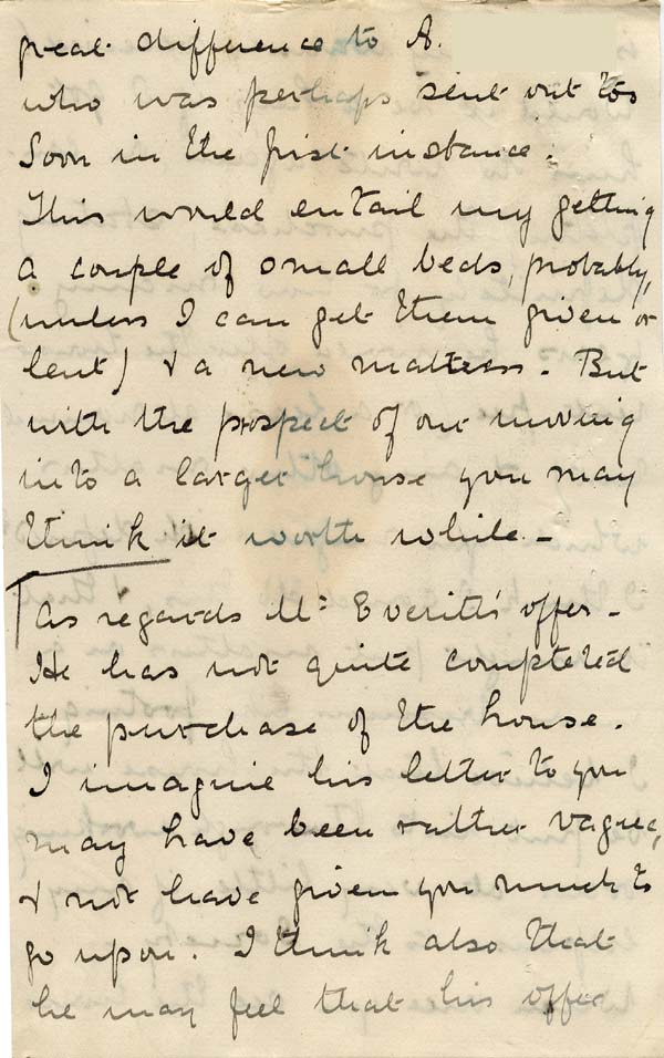 Large size image of Case 6424 19. Letter from Miss Snowden 24 August 1902
 page 2