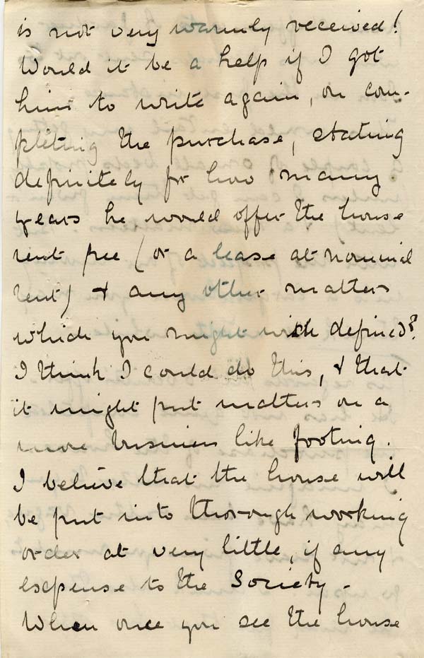 Large size image of Case 6424 19. Letter from Miss Snowden 24 August 1902
 page 3