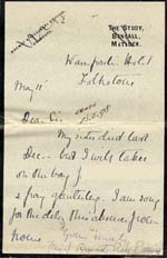 Image of Case 6428 7. Letter about J's maintenance payments  11 May [1898]
 page 1