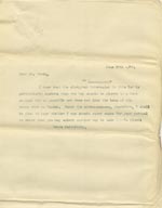 Image of Case 6537 9. Copy letter from Revd Edward Rudolf withdrawing one of the above five boys as the clergyman who was helping him did not wish him to go to London  28 June 1900
 page 1