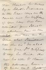 Image of Case 8587 21. Letter from Miss B. to St Nicholas' Home about E's future employment  25 January 1910
 page 2