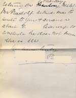 Image of Case 8587 29. Letter from Miss B. to St Nicholas' Home discussing E's health and possible dates for her to start work  30 March 1910
 page 4