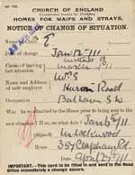 Image of Case 8625 28. Notice of change of situation  27 April 1911
 page 2