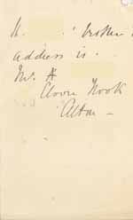 Image of Case 8645 17. Letter from Mrs W. announcing that as she and her husband are leaving Alton, H's brother will be responsible for the maintenance money  15 November 1903
 page 3