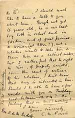 Image of Case 8645 18. Letter from Mr Powell of St Benet's Home to Revd Edward Rudolf about H's proposed removal to learn cabinet making and his possible bright prospects if allowed to continue with his education  7 November 1907
 page 4