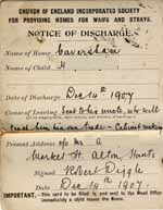 Image of Case 8645 23. Notice of discharge  14 December 1907
 page 2