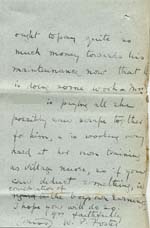 Image of Case 8723 18. Letter from Miss Foster concerning maintenance  4 November 1902
 page 2