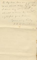 Image of Case 9045 3. Letter from the All Saints Home about G. leaving and returning to his mother's care  3 January 1903
 page 2