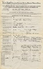 Image of Case 9156 1. Application to the Waifs and Strays' Society  23 August 1902
 page 1