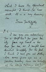 Image of Case 9288 2. Letter to the Waifs and Strays' Society enquiring about help for G's family  10 July 1902
 page 3