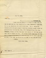Image of Case 9288 4. Copy letter giving news that G. was to be admitted to the Knebworth Home  7 November 1902
 page 1