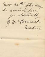 Image of Case 9288 6. Letter from the Matron of the Knebworth Home acknowledging G's arrival on 20 November  26 November 1902
 page 2