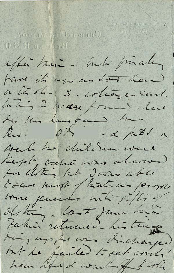 Large size image of Case 9308 2. Letter about J's case from Mrs O'B.  31 October 1902
 page 2