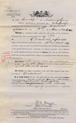Image of Case 9315 12. Certified Industrial School Order of Detention for M.  10 December 1902
 page 1