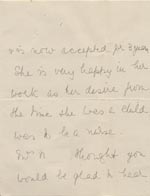Image of Case 9380 5. Part of a letter about S's life since leaving the Birkenhead Home  14 November 195
 page 3