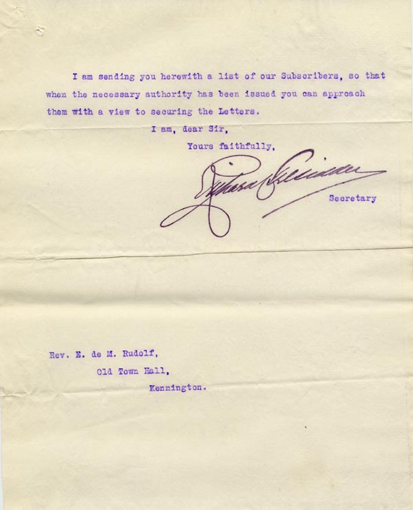 Large size image of Case 9498 48. Letter from the Surgical Aid Society setting out their conditions  24 March 1911
 page 2
