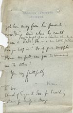 Image of Case 9498 4. Letter from Revd B. seeking help for A.  6 January 1903
 page 2