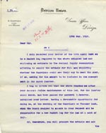 Image of Case 9498 24. Letter from the Devizes Union agreeing to pay for the bucket leg  13 May 1910
 page 1