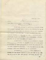 Image of Case 9498 55. Copy letter from the Revd Edward Rudolf to the Surgical Aid Society enclosing 15  (quote)Letters(unquote) to be used for A. and offering to pay the balance in cash  10 May 1911
 page 1