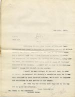Image of Case 9498 64. Copy letter to the Devizes Union asking for their share of the payment for A's leg  4 July 1911
 page 1