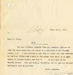 Image of Case 9569 2. Copy letter from E. de M. Rudolf  22 April 1910
 page 1