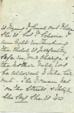 Image of Case 9603 3. Letter from Miss M.E. Tuck giving news of W's aunt and mother  13 February 1904
 page 2