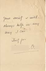 Image of Case 9649 3. Letter from the wife of the Incumbent of St George's, Edgbaston  10 June 1903
 page 2