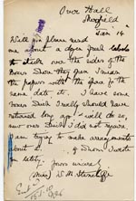 Image of Case 9662 8. Postcard from Miss Stancliffe mentioning L.  14 January [1910]
 page 2