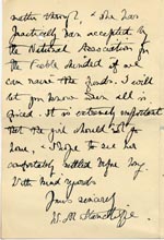 Image of Case 9662 14. Letter from Miss Stancliffe detailing the administrative problems she has encountered dealing with the Poor Law Authorities  6 April 1910
 page 4