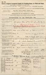 Image of Case 9874 1. Application to Waifs and Strays' Society  25 May 1903
 page 1