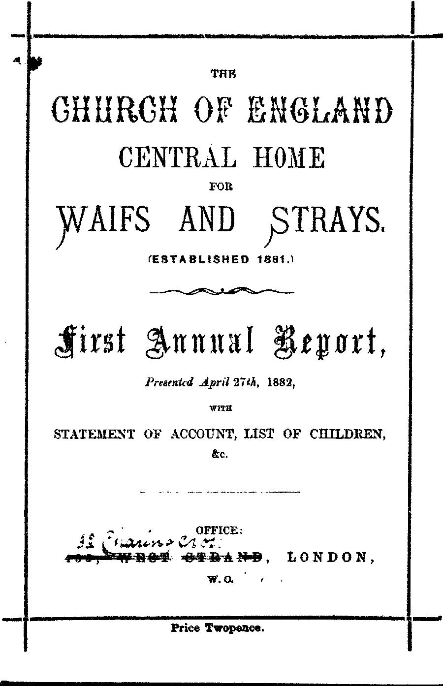 Annual Report 1882 - page 1