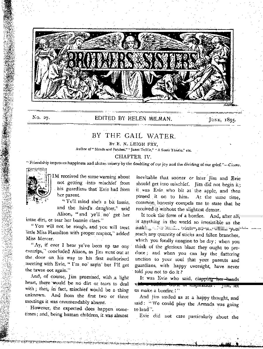 Brothers and Sisters June 1895 - page 1