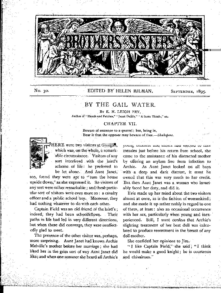Brothers and Sisters September 1895 - page 1