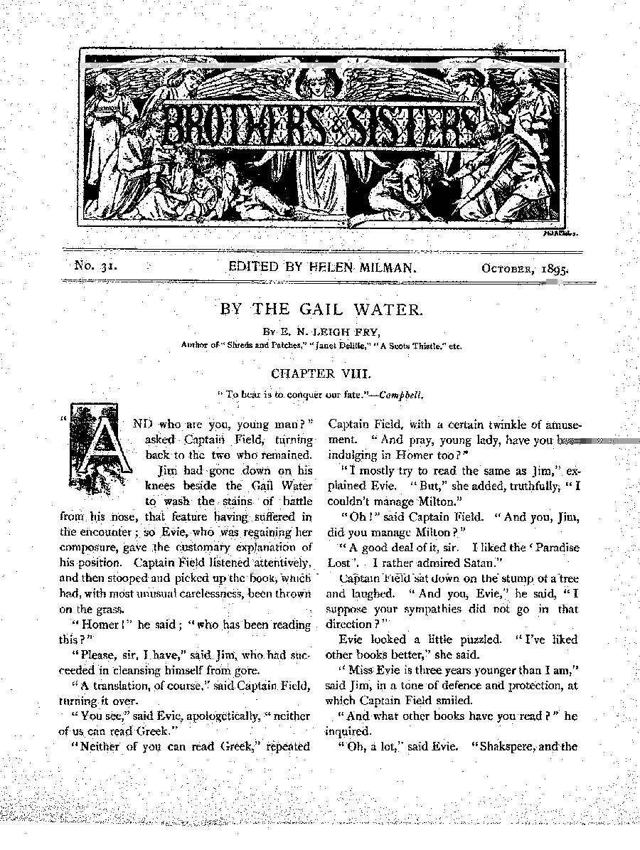Brothers and Sisters October 1895 - page 1