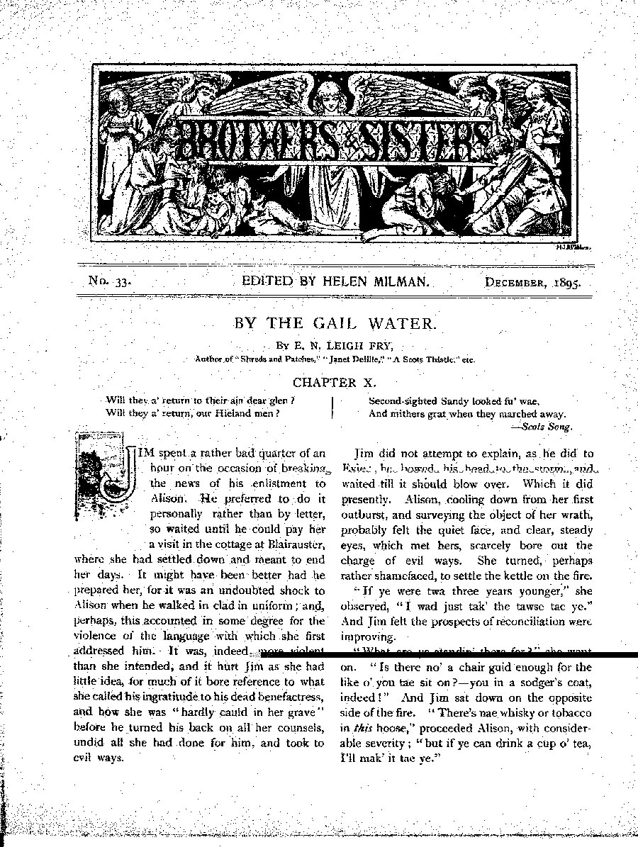 Brothers and Sisters December 1895 - page 1
