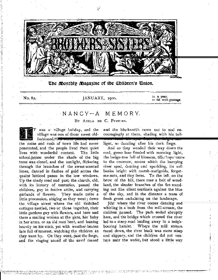 Brothers and Sisters January 1900 - page 1