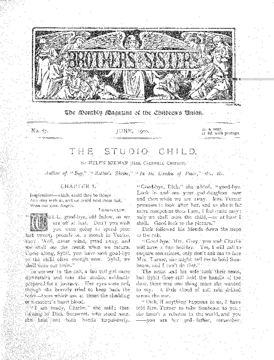 Brothers and Sisters June 1900 - page 1