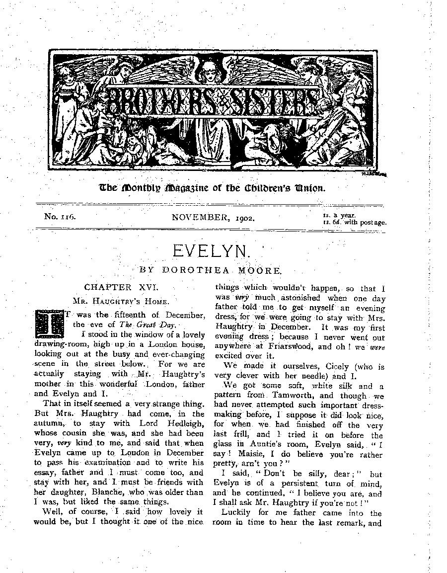 Brothers and Sisters November 1902 - page 1