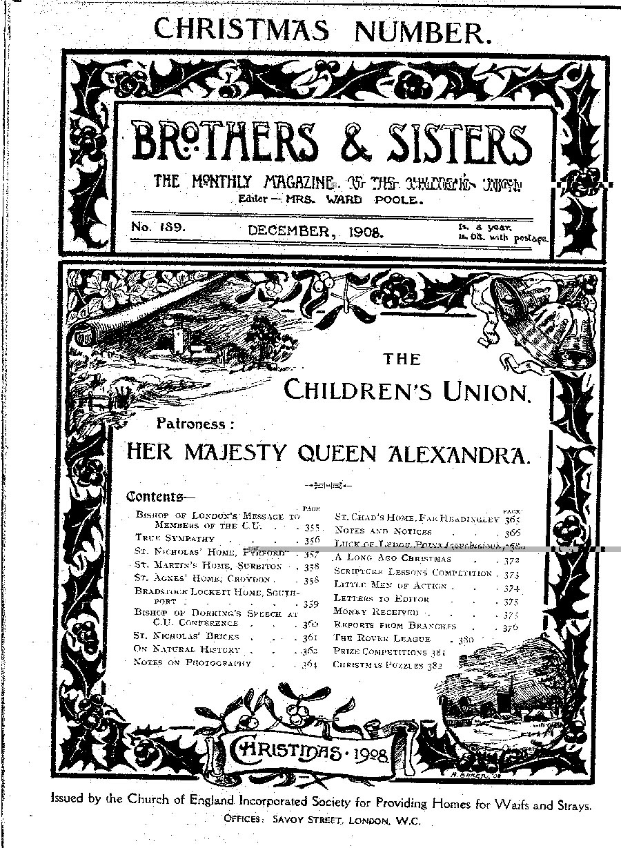 Brothers and Sisters December 1908 - page 1