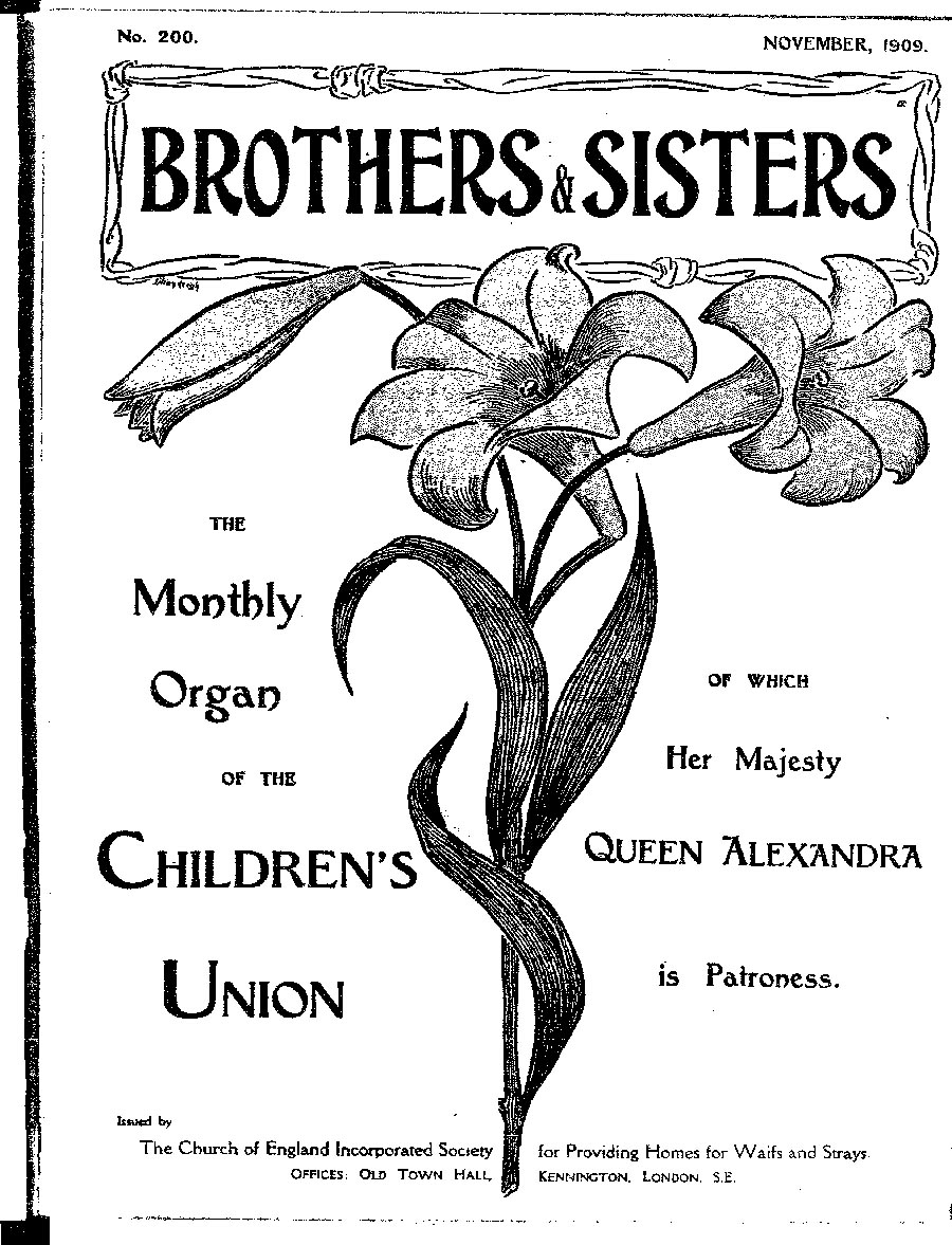 Brothers and Sisters November 1909 - page 1