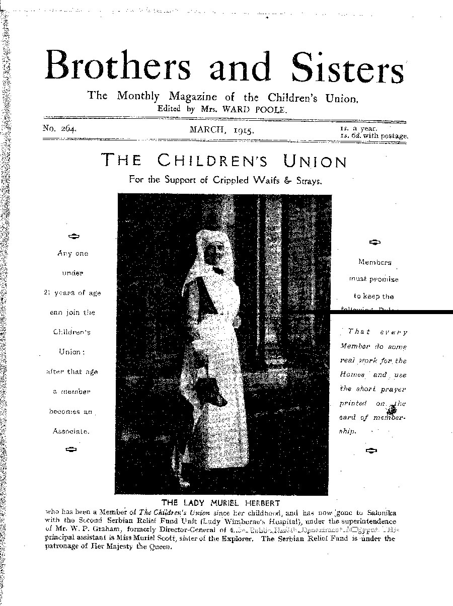 Brothers and Sisters March 1915 - page 1