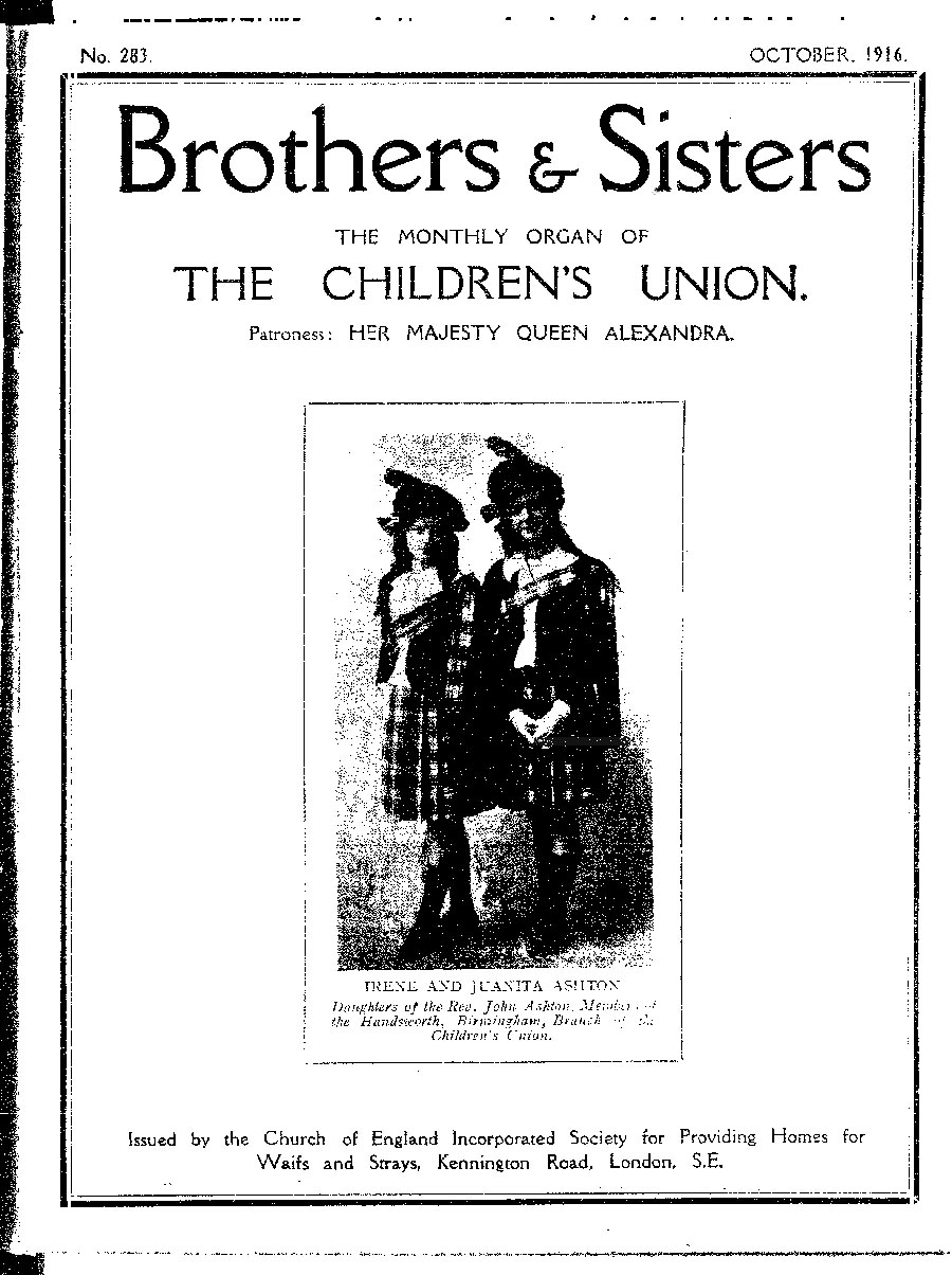 Brothers and Sisters October 1916 - page 1